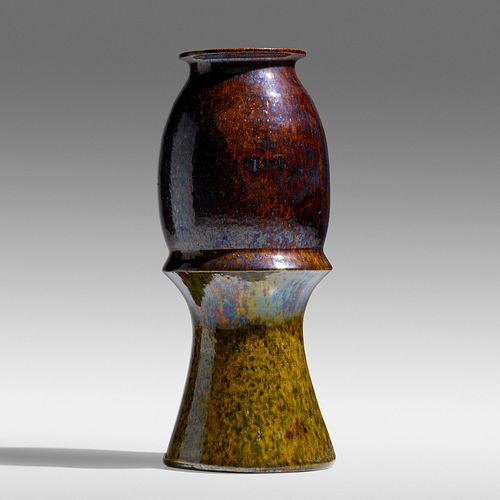 George E. Ohr, Rare and Large totemic vase