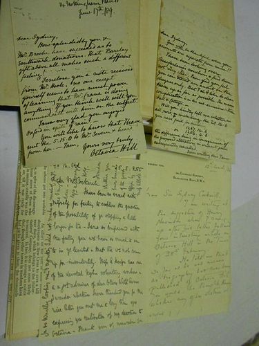 Collection of books and letters relating to Sydney Cockerell, Felicitas and Mary Corrigan, and other