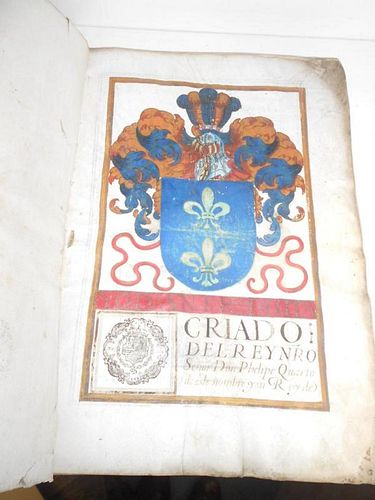 A manuscript Spanish armorial citation or document dated 1648, referring to the Celaya family, on 7