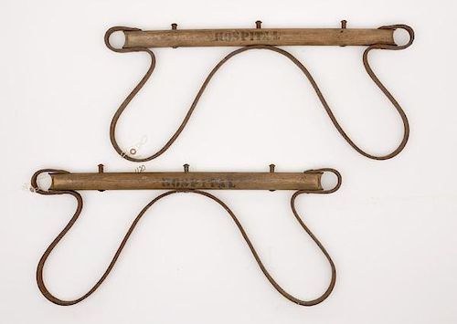 Civil War Satterlee Stretcher Frames Identified to the 102nd Illinois Volunteers 