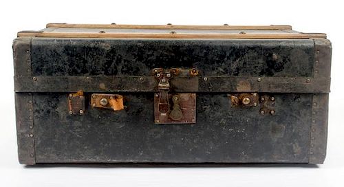 Massachusetts Officer's Trunk Named to Captain Killed at the Battle of the Crater  