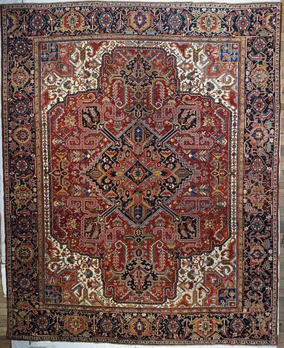Vintage Persian Heriz, 11'6" x 14'1"