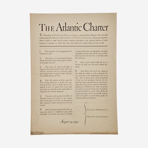 [Posters] [World War II] The Atlantic Charter