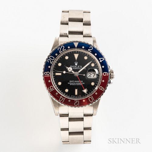 Rolex GMT Master Reference 16750 "Pepsi" Wristwatch