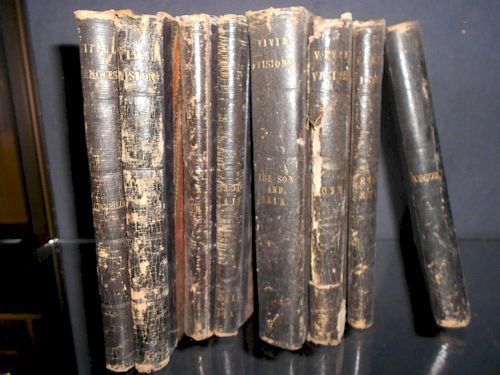 Collection of Victorian manuscript novels entitled 'Vivid Visions' and 'Fitful Fancies', circa 1860s