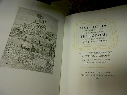 THEOCRITUS Sixe Idyllia, illustrated by Anthony Gross, Rampant Lions Press for Chilmark Press, New Y