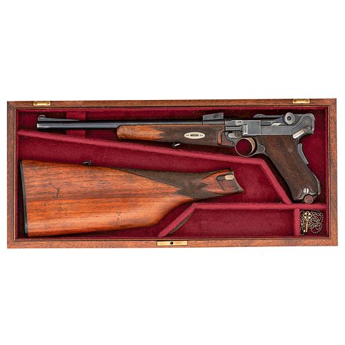 1902 DWM Luger Carbine with Stock, Hardcase