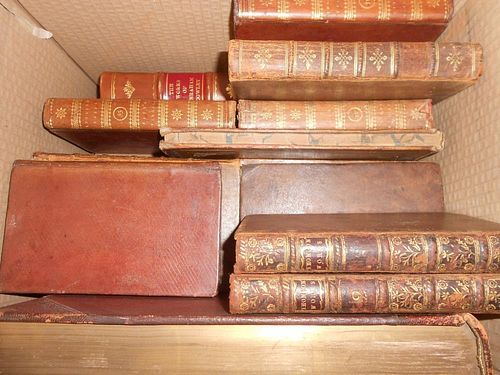 Bindings - poetry. JOHNSON (S) The Works of the English Poets, 17 various vols., 1790, small 8vo, ca
