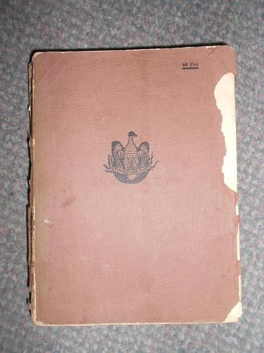LAWRENCE (D H) Lady Chatterley's Lover, Florence 1928, edition of 200 copies, damaged original paper