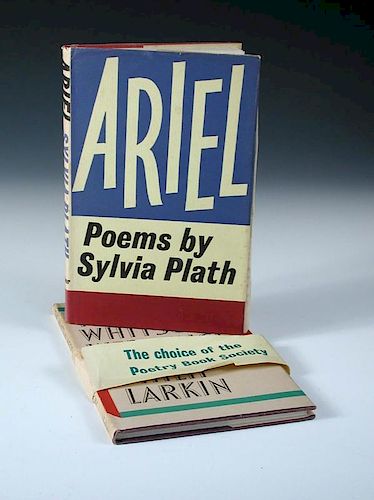 PLATH (Sylvia) Ariel. London: Faber and Faber, 1965, 8vo, first edition, red cloth lettered in gold,