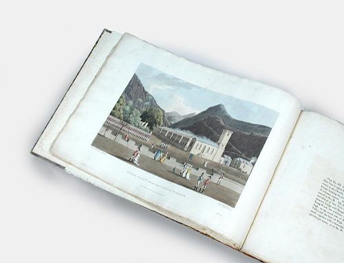 BELLASIS (George Hutchins) 'Six Views of Saint Helena, 1815', oblong folio, lacks title, with six ha
