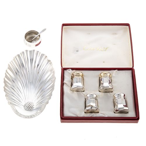 Collection Cartier & Tiffany Sterling Table Items