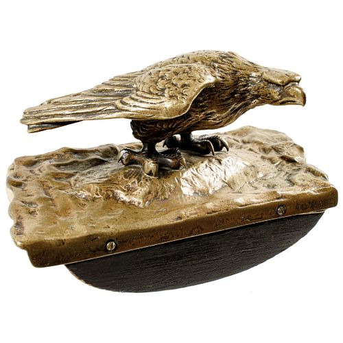 c. 1850 Outstanding Decorative Brass Patriotic American Eagle Ink Blotter