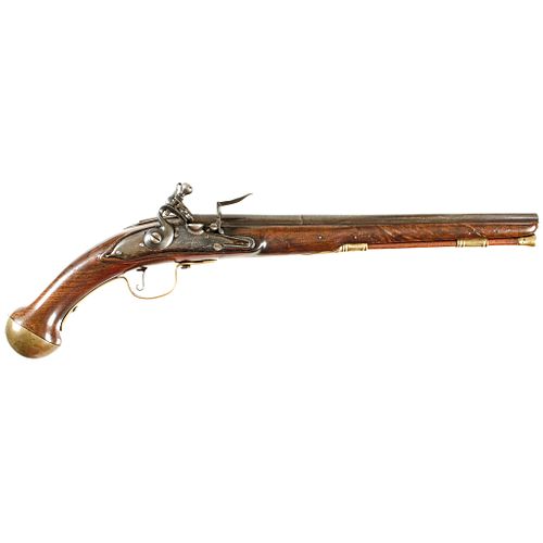 1690-1705 British Military Flintlock Militia / Volunteer Pistol Made by F HAWDON