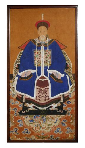 Chinese Ancestor Portrait Painting