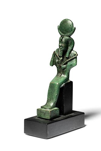 An Egyptian Bronze Osiris-Iah
Height 5 inches.