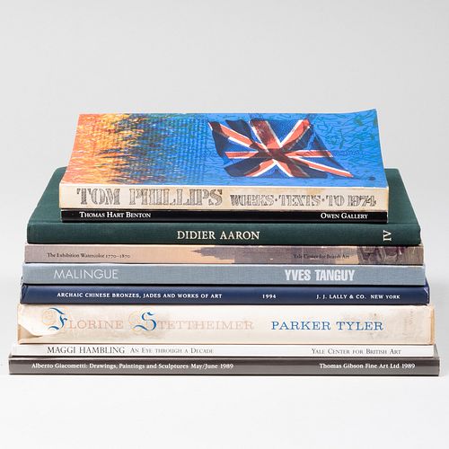 Large Group of Art Books and Exhibition Catalogs