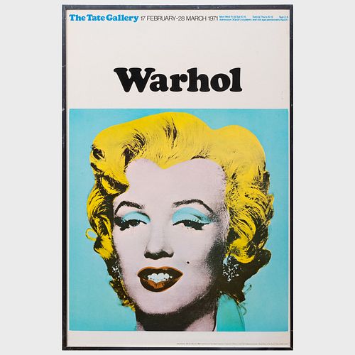 After Andy Warhol (1928-1987): The Tate Gallery Poster
