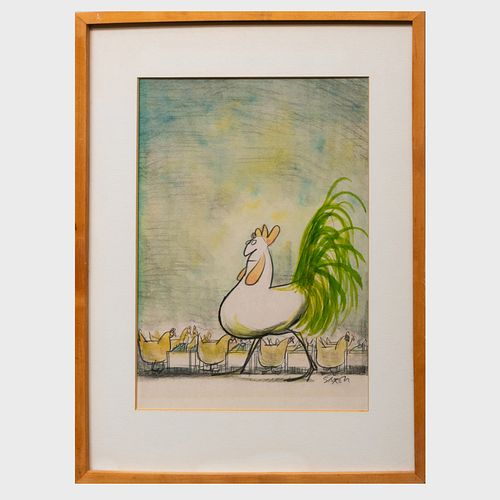 Charles Saxon (1920-1988): Rooster