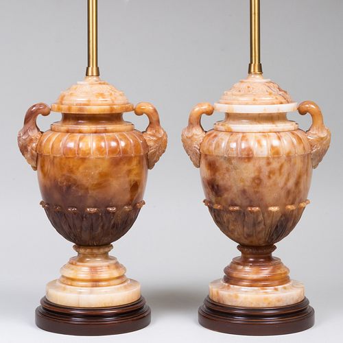 Pair of Composite Table Lamps