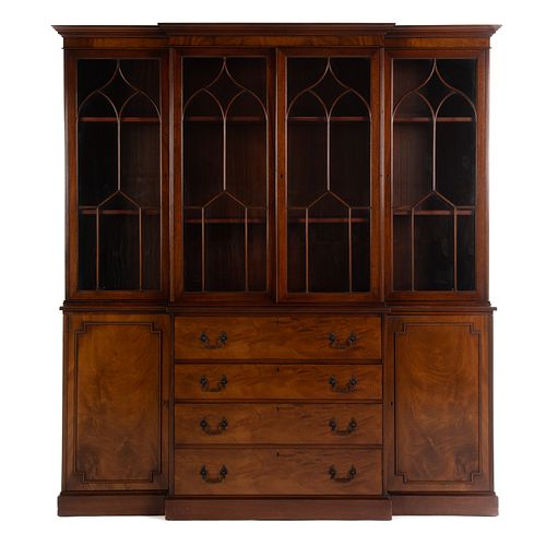 George III Mahogany Breakfront by Old Colony