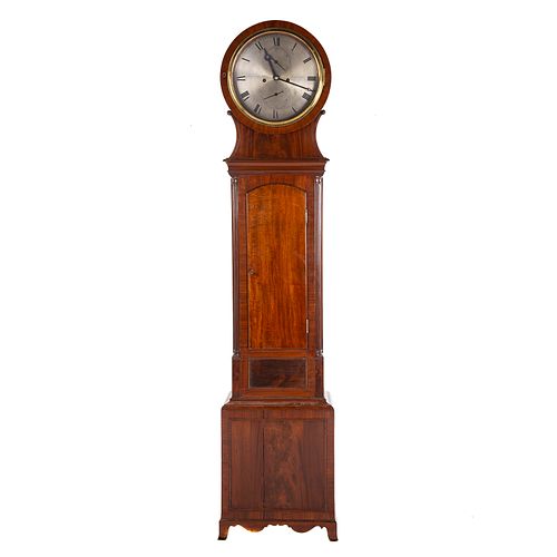 Scottish Regency Mahogany Tall Case Clock