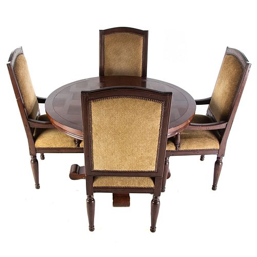 Distressed Wood Tavern / Games Table with Chairs