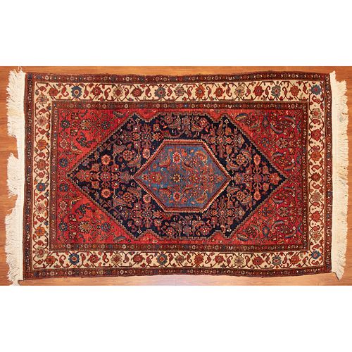 Antique Bijar Rug, Persia, 4.2 x 6.4