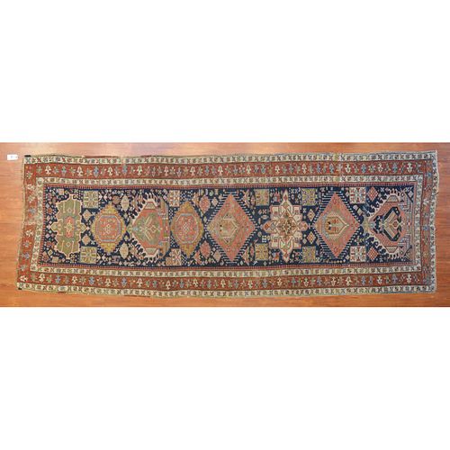 Antique Shirvan Runner, Persia, 3.10 x 11.1