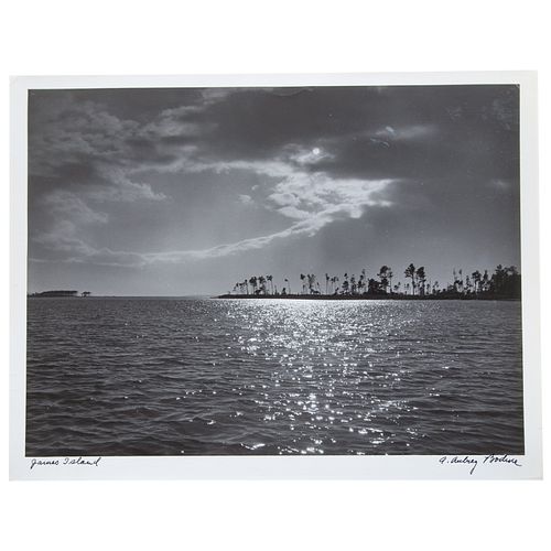 A. Aubrey Bodine. "James Island," photograph