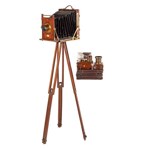 Watson & Son Wood/Bellows Camera Outfit