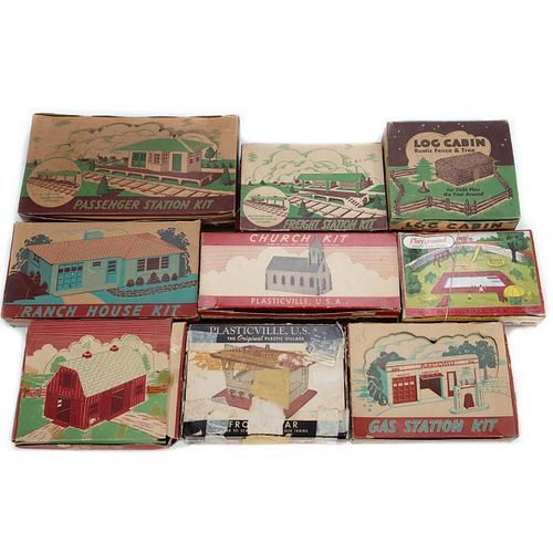 Plasticville Kits in original boxes