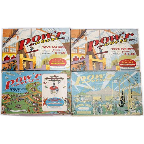 Kelmar Pow'r House Construction Kits (competed with Erector Sets)