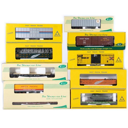 American Models and Showcase Line S Gauge Freight Cars