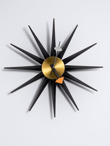 George Nelson & Associates
(American, 1908-1986)
Spike Wall Clock, model 2202