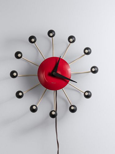 Frederic Weinberg, Attribution 
(American, 20th Century)
Wall Clock, c. 1955