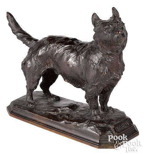 Frederick Roth bronze terrier