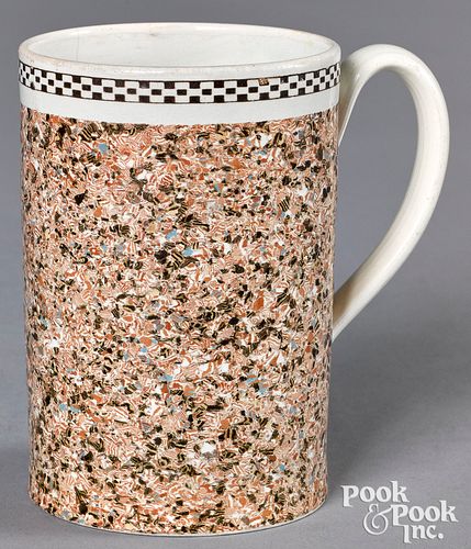 Mocha mug, with agate glaze