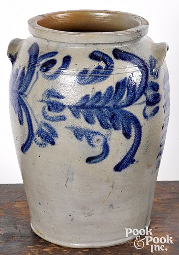 Virginia three-gallon stoneware crock, 19th c.