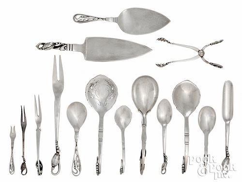 Georg Jensen sterling silver serving utensils