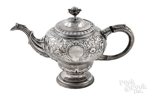 Scottish silver teapot, ca. 1780