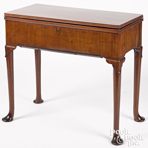 Unusual George II mahogany desk, ca. 1760