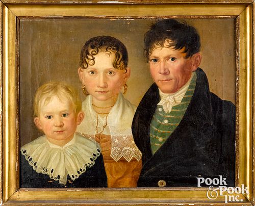 Wilhelm Gottfried Bauer family portrait