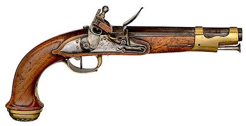 Model 1814 Garde du Corps du Roi Single-Shot Flintlock Pistol 