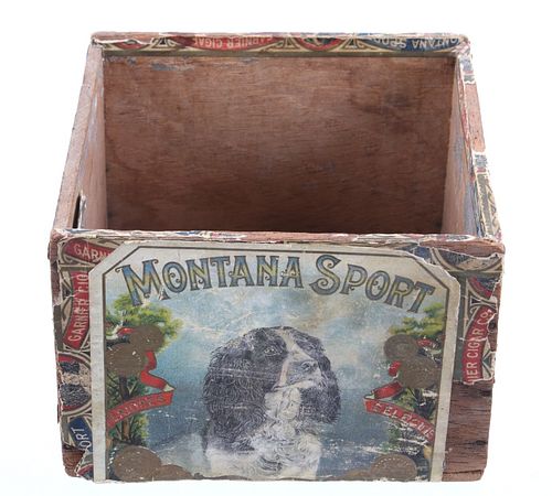Montana Sport Original 1920's Londres Cigar Box