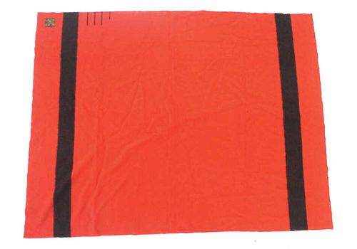 Hudson Bay Company 3 1/2 Point Red Wool Blanket