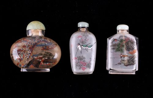 Chinese Reverse Painted Snuff Bottle Collection