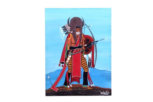 Originial Dau-Law-Taine Kiowa Painting 2020