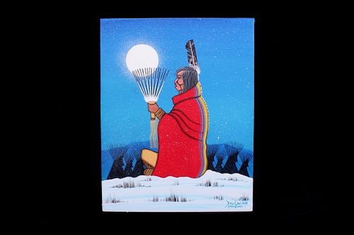 Original Dau-Law-Taine Kiowa Painting 2020