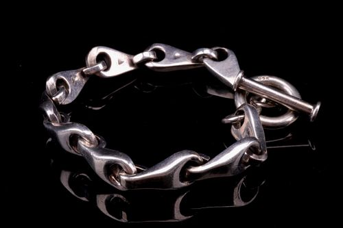 Navajo Sterling Silver Herringbone Bracelet